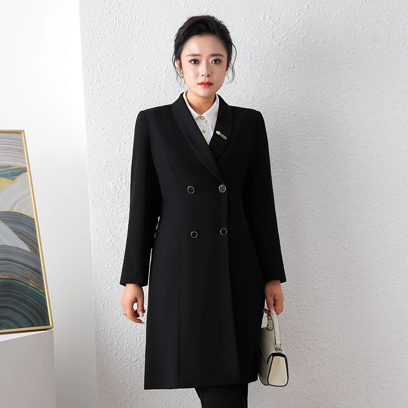 5864高级感风衣外套女秋季新款气质百搭胖女装高端中长款百搭外套