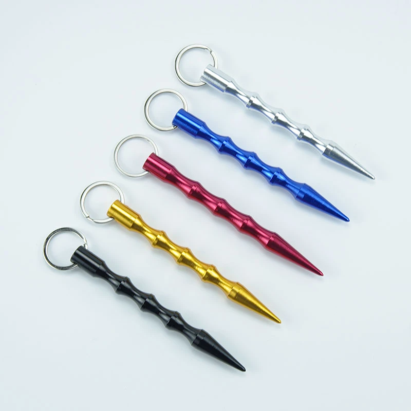 活鱼扣地插改装鱼锁铝合金地插路亚鱼锁鱼扣专用三棱形插地钉配件