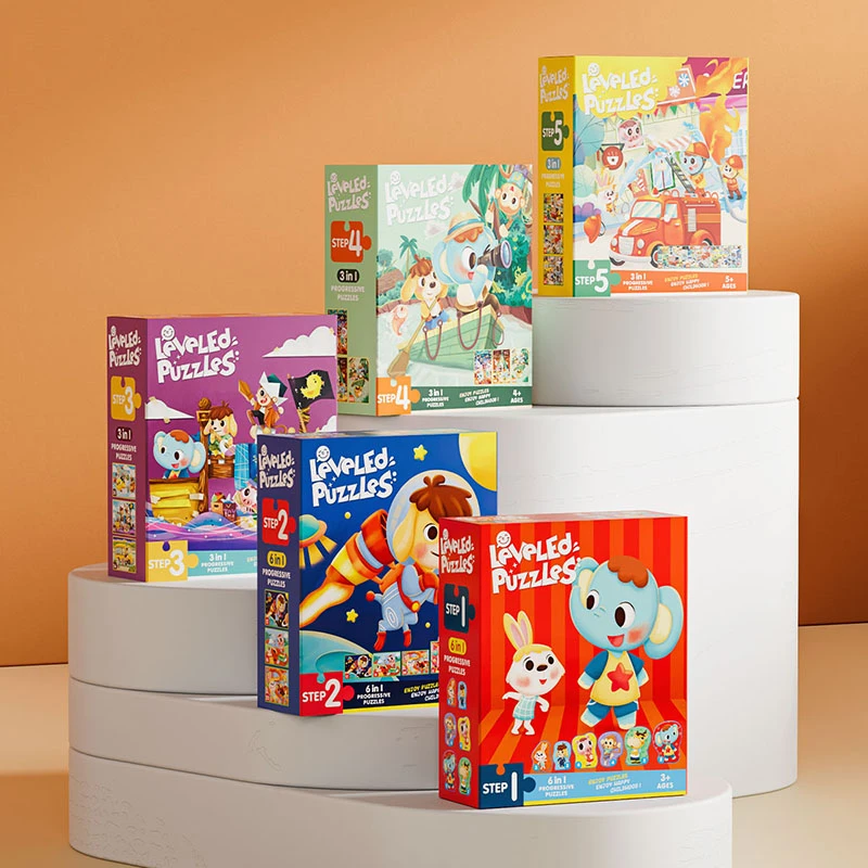 铭塔儿童拼图益智进阶1-3-6岁男孩女孩礼物卡通专注力儿童玩具