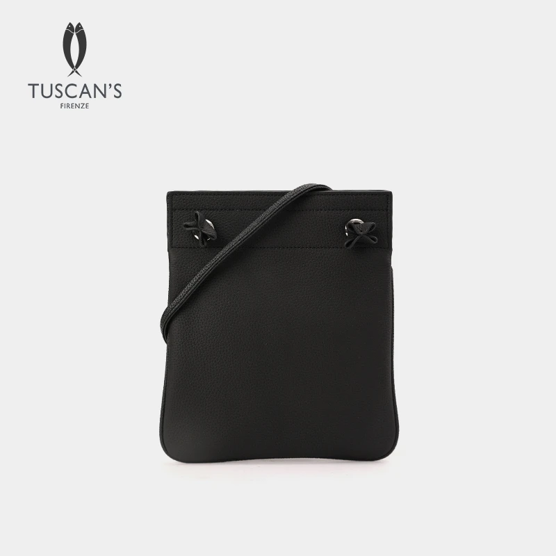 TUSCAN'S简约女士百搭休闲手机包真皮单肩斜跨经典女包时代集团