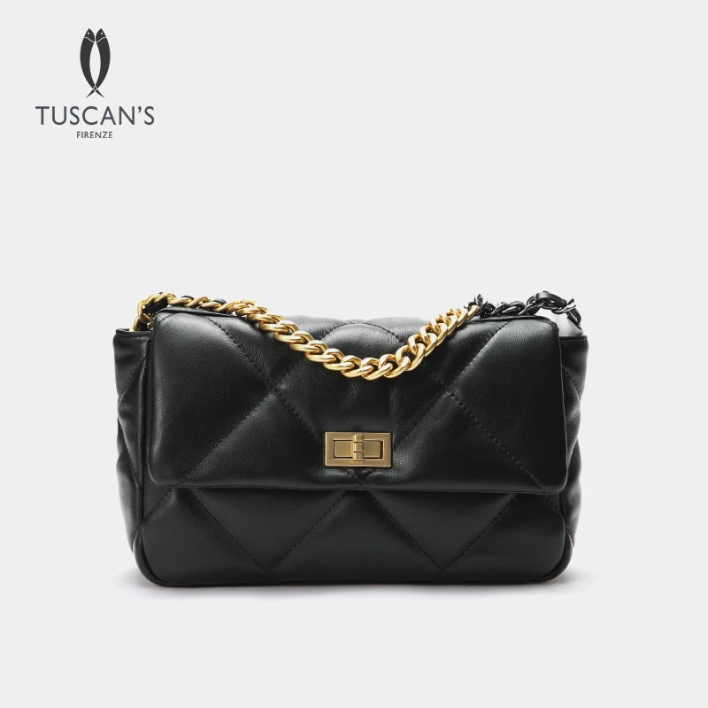 TUSCAN'S经典小香风轻奢时尚单肩包百搭女士休闲斜挎包TS时代双鱼