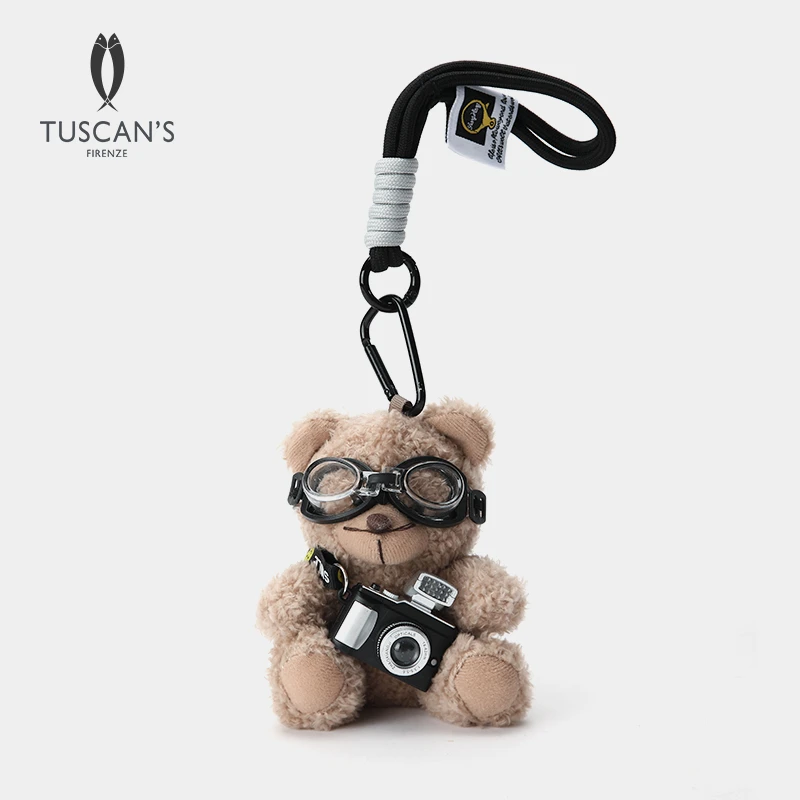 TUSCAN'S经典百搭毛绒潮流小熊包包挂件时代集团