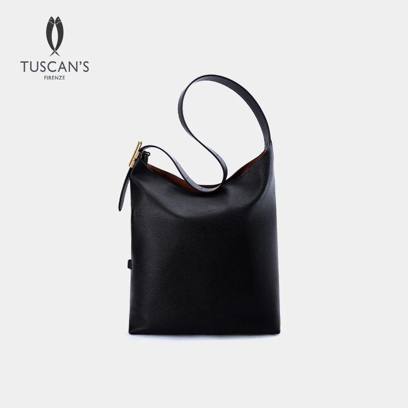 TUSCAN'S时尚百搭女士单肩包经典通勤设计师小众单肩斜跨包
