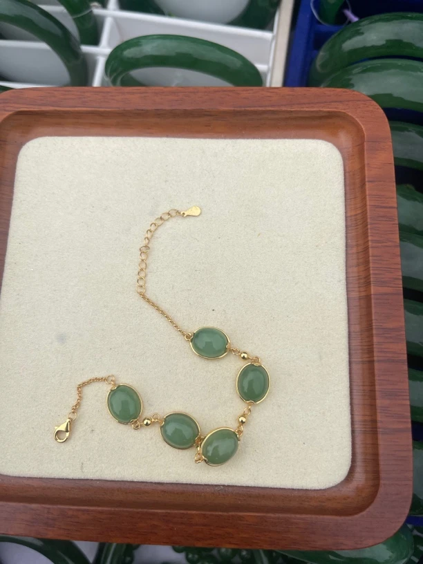 和田玉碧玉手链精品