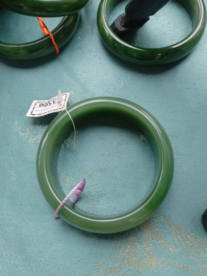 和田玉碧玉手镯精品