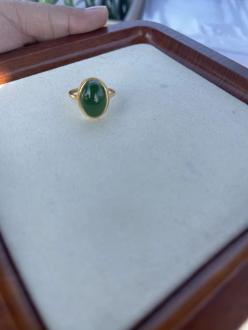 和田玉碧玉戒指精品
