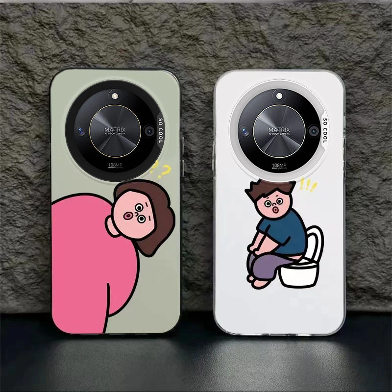 搞笑情侣荣耀X50手机壳荣耀X50I防摔磨砂新款彩银潮牌ins