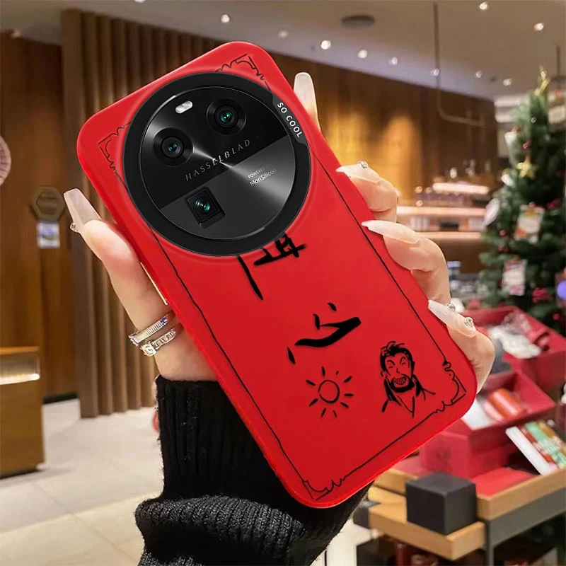 随心OPPOFINDX6手机壳OPPOFINDX6PRO防摔磨砂彩银ins