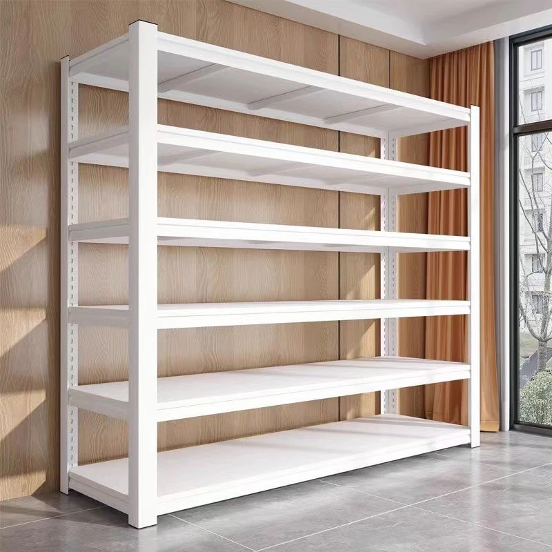 置物架多层收纳架厨房储物架大容量仓储货架超市家庭碳钢架子货架