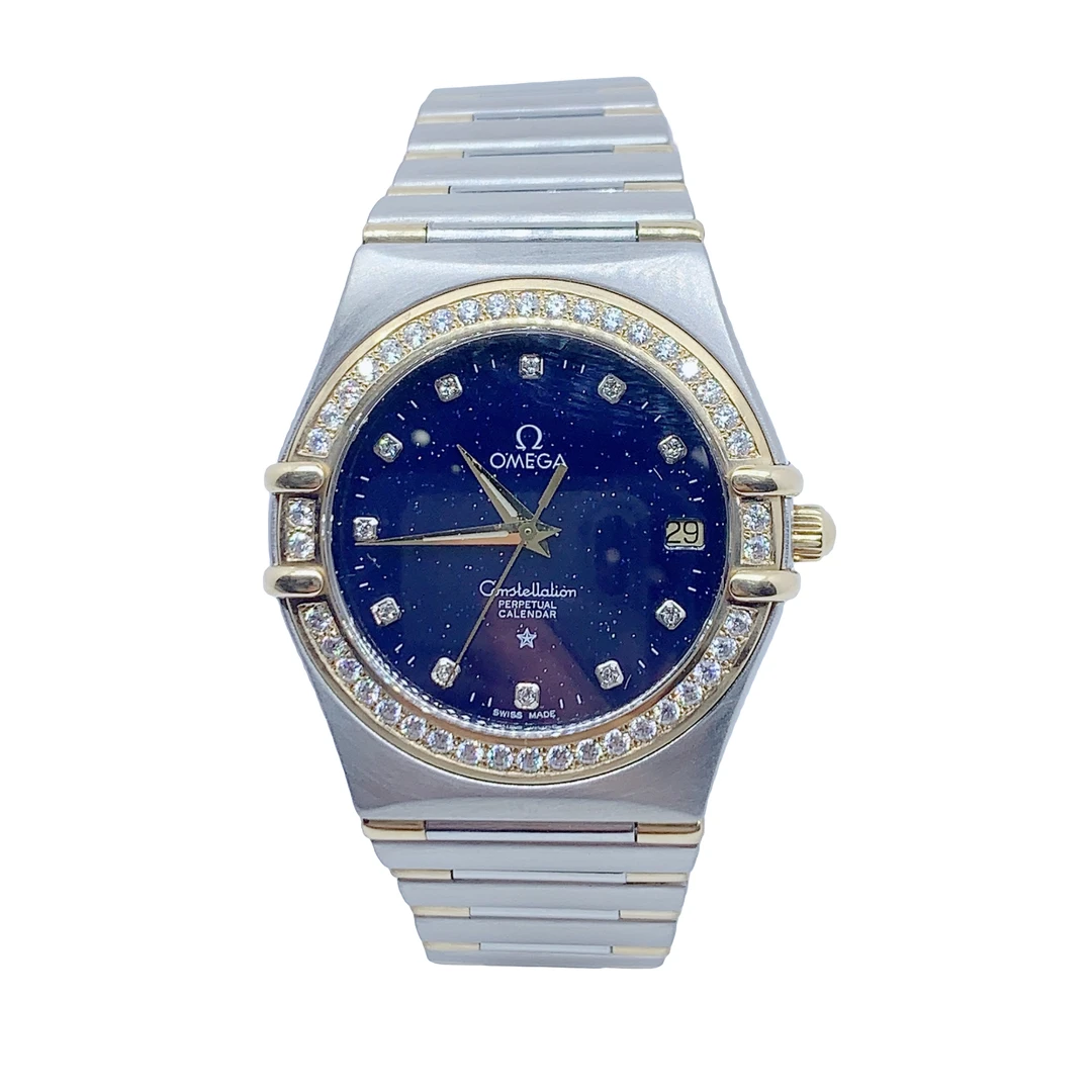 95新 Omega/欧米茄 75048/星座系列/自动机械腕表/36盘/后钻盘