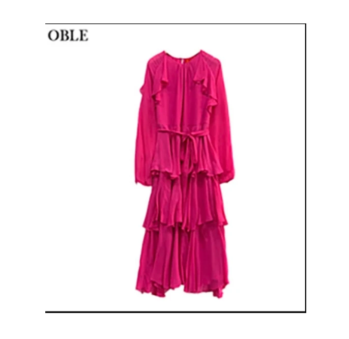 【澳洲小众】OBLE   欧宝莱尔 新款 真丝连衣裙燕子-2129