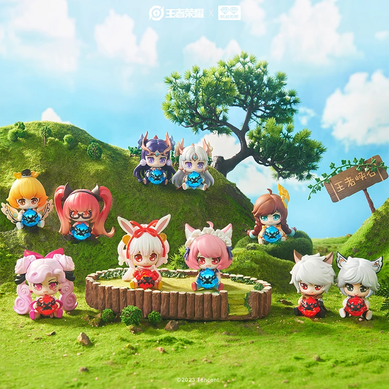 王者荣耀官方正版 抱抱系列手办盒蛋 潮玩摆件盲盒貂蝉发光萝莉