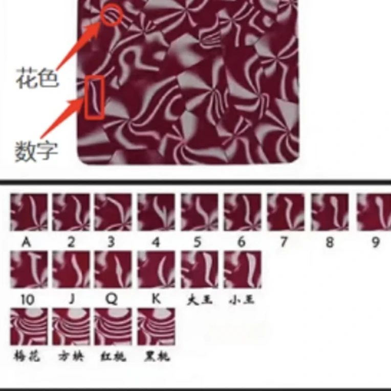 【990魔术扑克牌魔术扑克魔术道具方块数字花色发货】