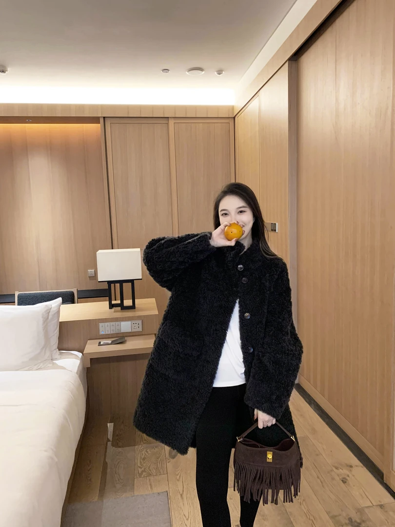 BIG WHITE REMADE"精致翘楚“气质高级感显脸小显瘦纯羊毛外套SH18