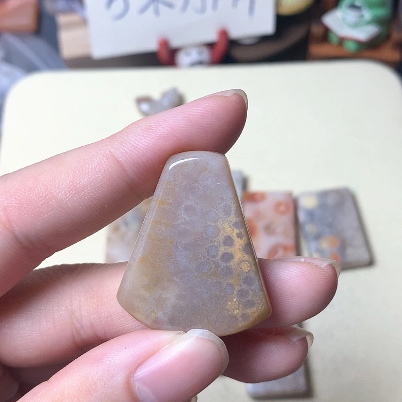 【闪购商品】硅化珊瑚（珊瑚玉）颈饰未镶嵌芭*凉