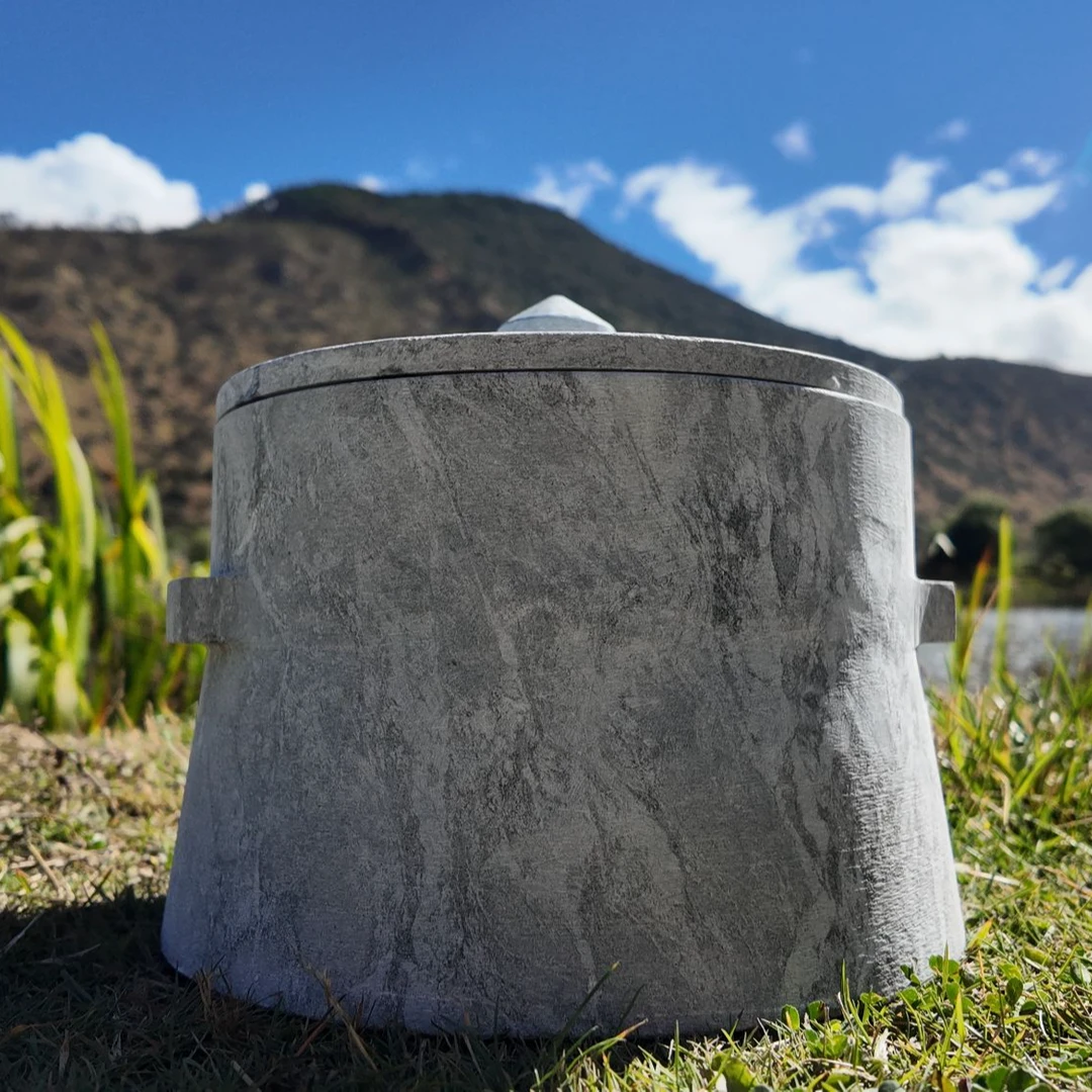 【墨脱石锅】西藏墨脱天然软皂石锅炖肉煲汤半手工制作3L4.5L大容量