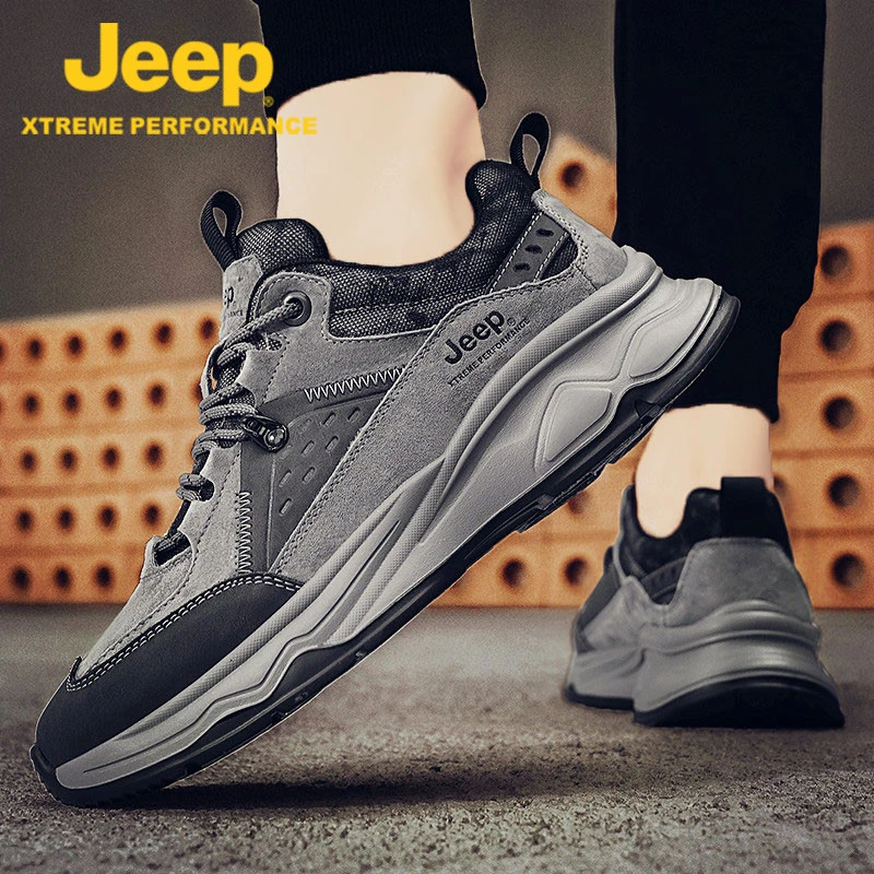 jeep吉普老爹鞋男鞋秋季爆款2024新款潮鞋登山休闲鞋子男士运动鞋