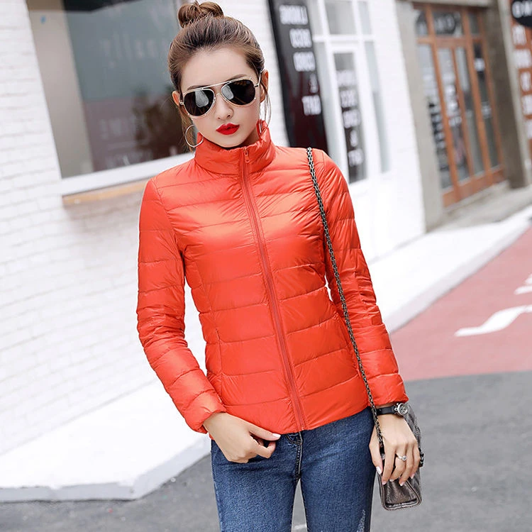 反季特卖轻便轻薄羽绒服女20233年新款短款时尚中年矮个子