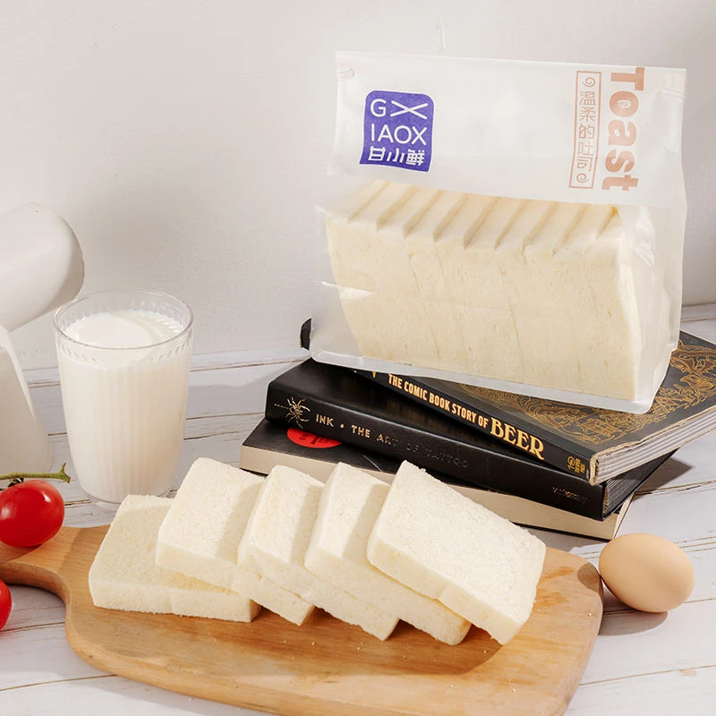 甘小鲜去皮暖心吐司面包家用三明治切片营养方便早餐代餐食品350g