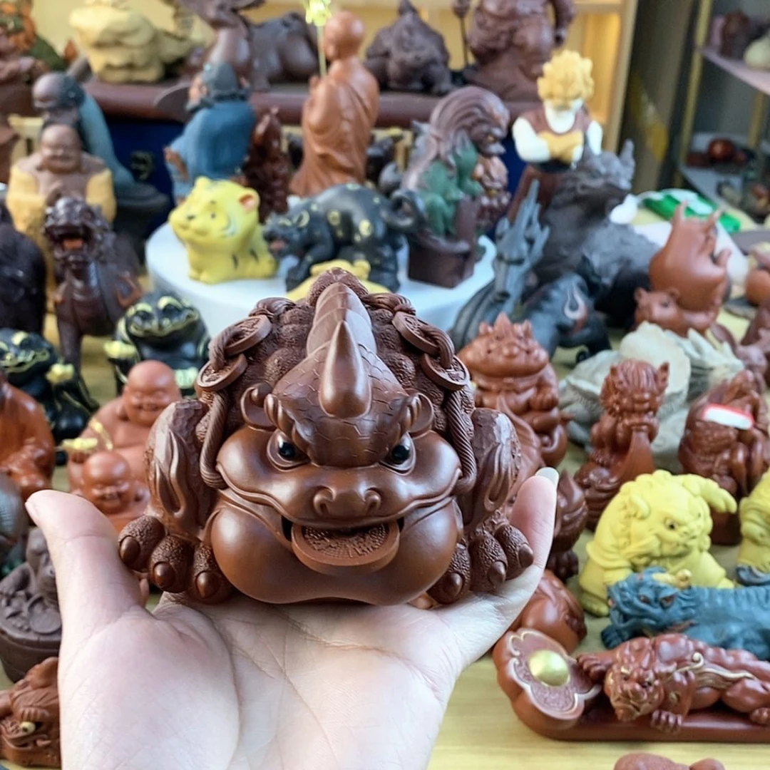 【闪购商品】紫砂茶宠左*龙