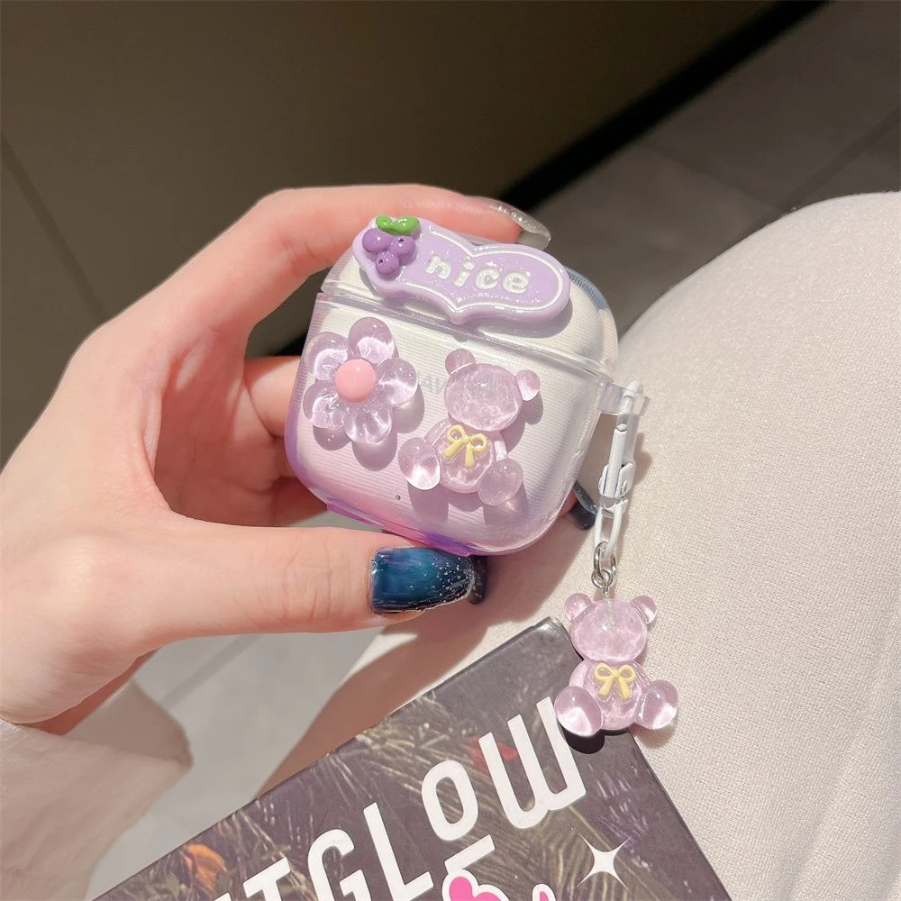 适用华为FreeBudsSE2耳机套涂鸦diy华为5蓝牙耳机保护套4E软壳5i