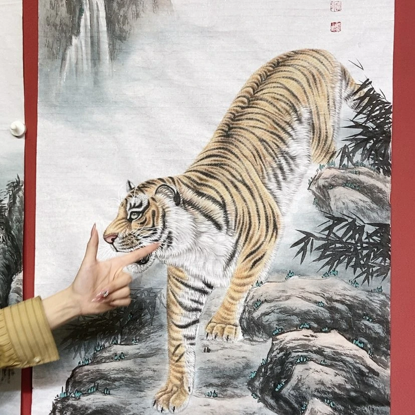 【闪购商品】绘画老虎