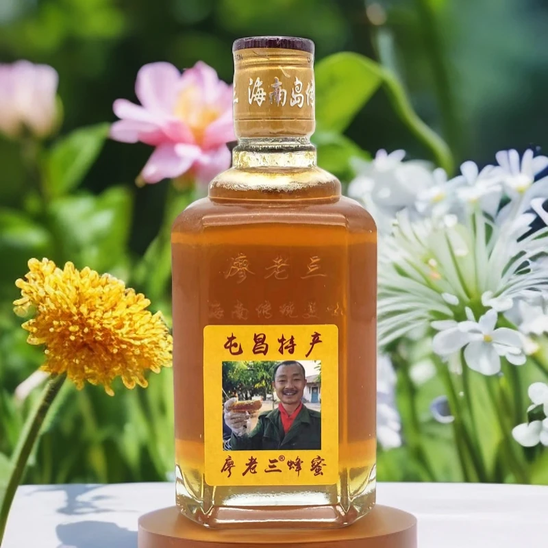 廖老三2024年采蜜季蜂蜜500g海南屯昌传统蜂蜜超值美味
