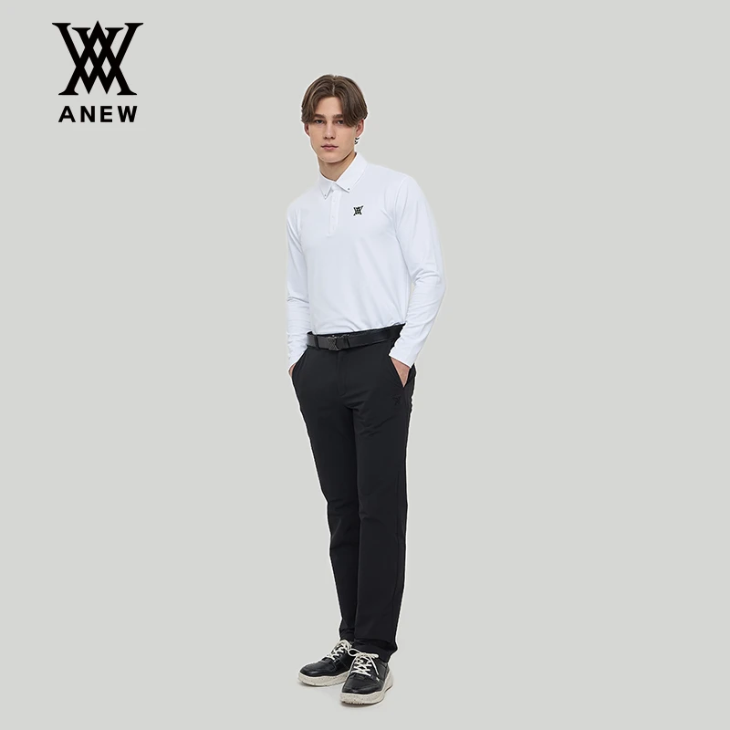 ANEW高尔夫春秋新款长袖T恤男士运动休闲时尚户外AGESMTS02