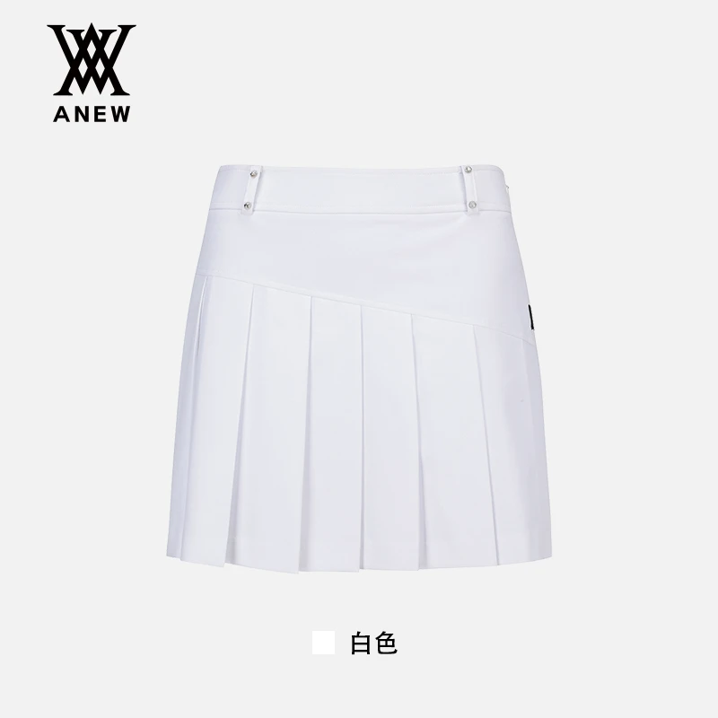 ANEW高尔夫女士短裙百褶裙户外运动休闲防走光AGESWSQ02