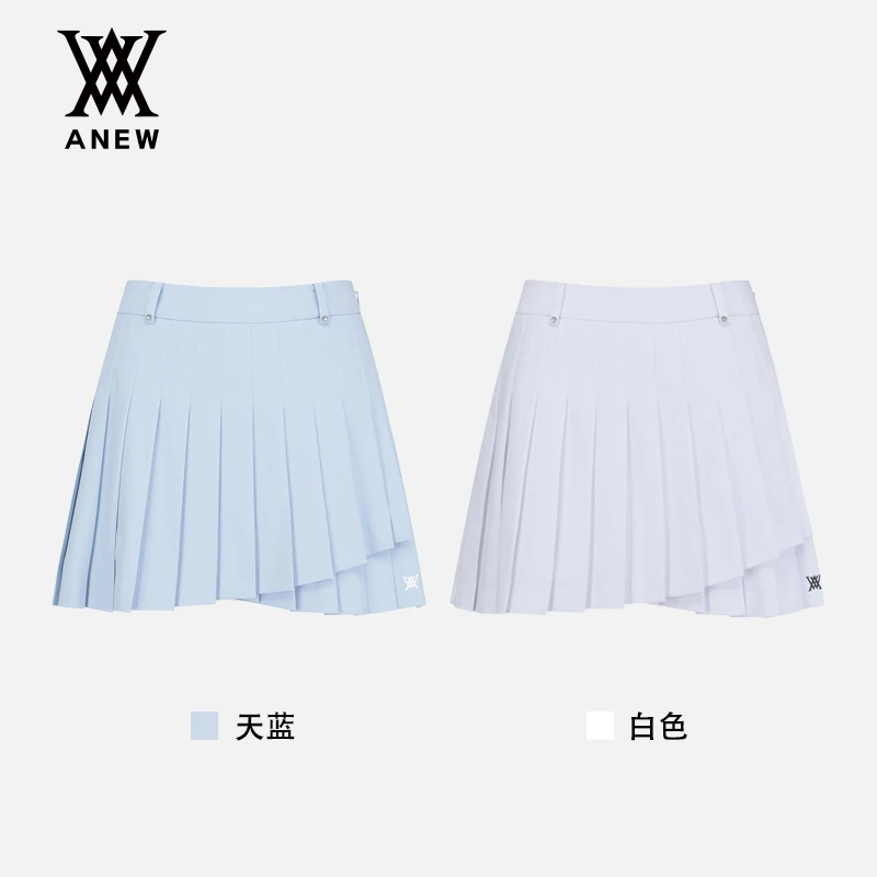 ANEW高尔夫短裙女士百褶裙夏季新款防走光内衬运动AGEMWSQ09