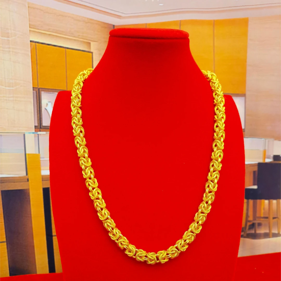 合金项链 霸气龙骨链   时尚潮流   男士经典项链 潮男磨砂不掉色