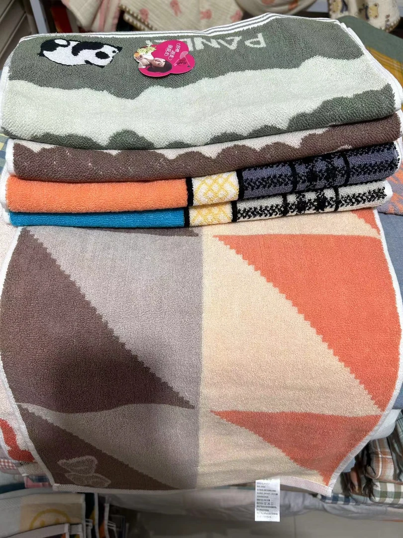 TE价纯棉毛巾34*75cm加厚不掉毛不掉色柔软吸水三条