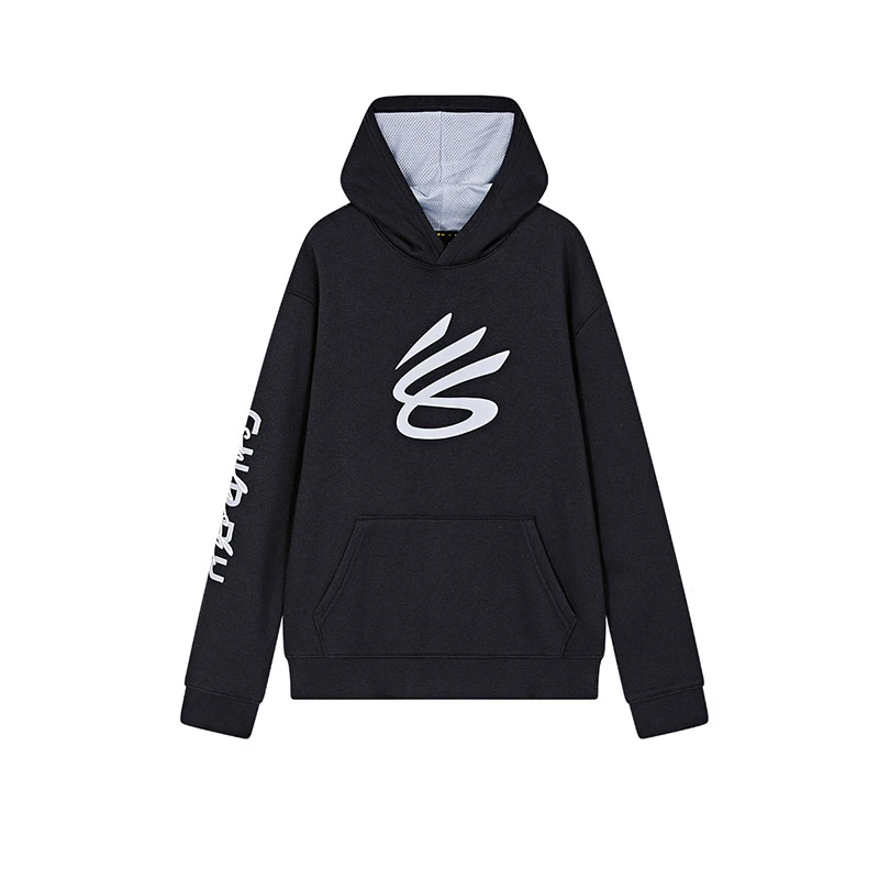 Under Armour/安德玛男童针织运动服情侣连帽宽松带帽加绒时尚