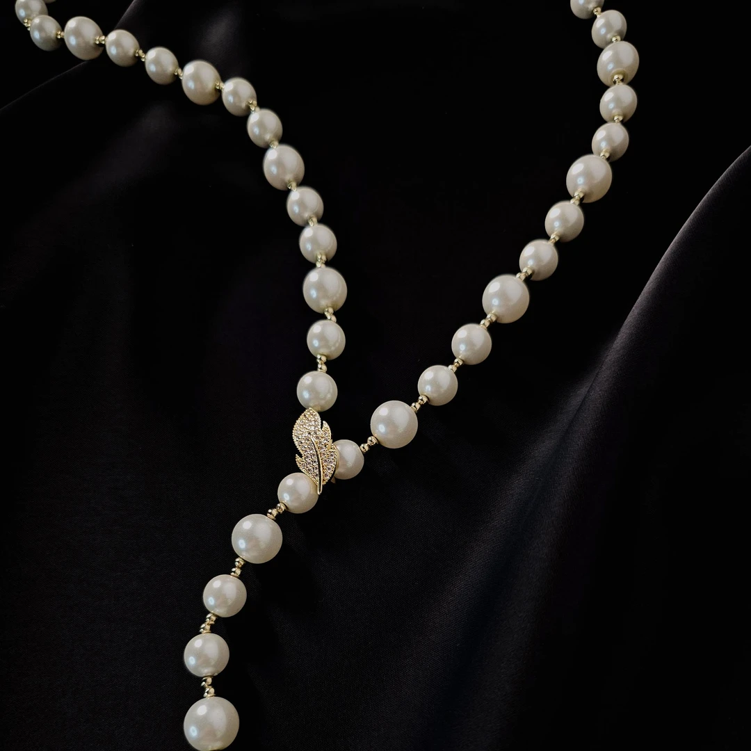 非金属仿珍珠项链 【主播同款】时尚气质精致百搭珠珠项链