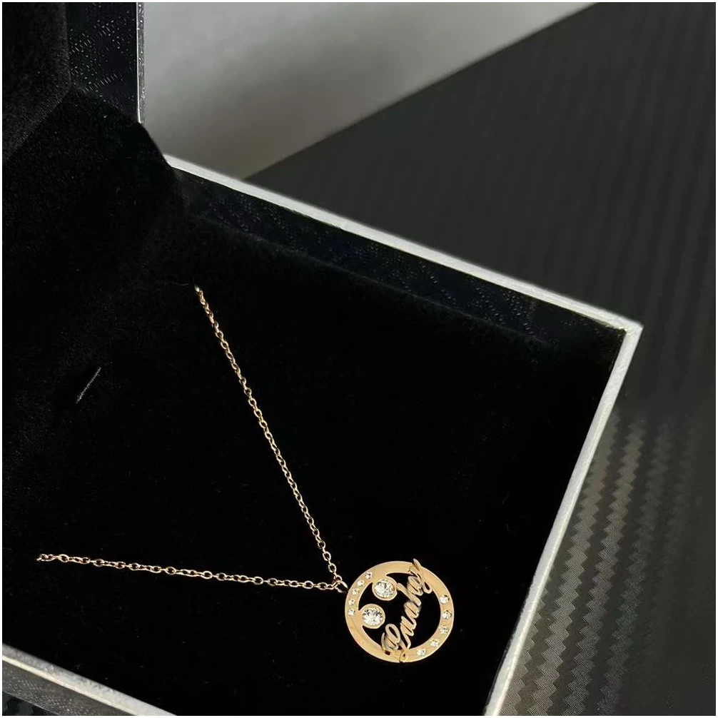 铜合金项链 玫瑰金项链百搭XL006