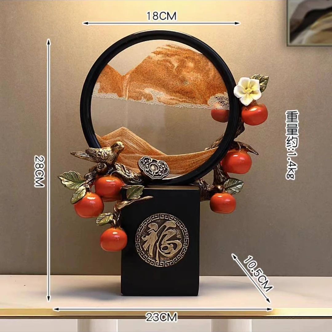 设计师款艺术摆件流沙创意摆件