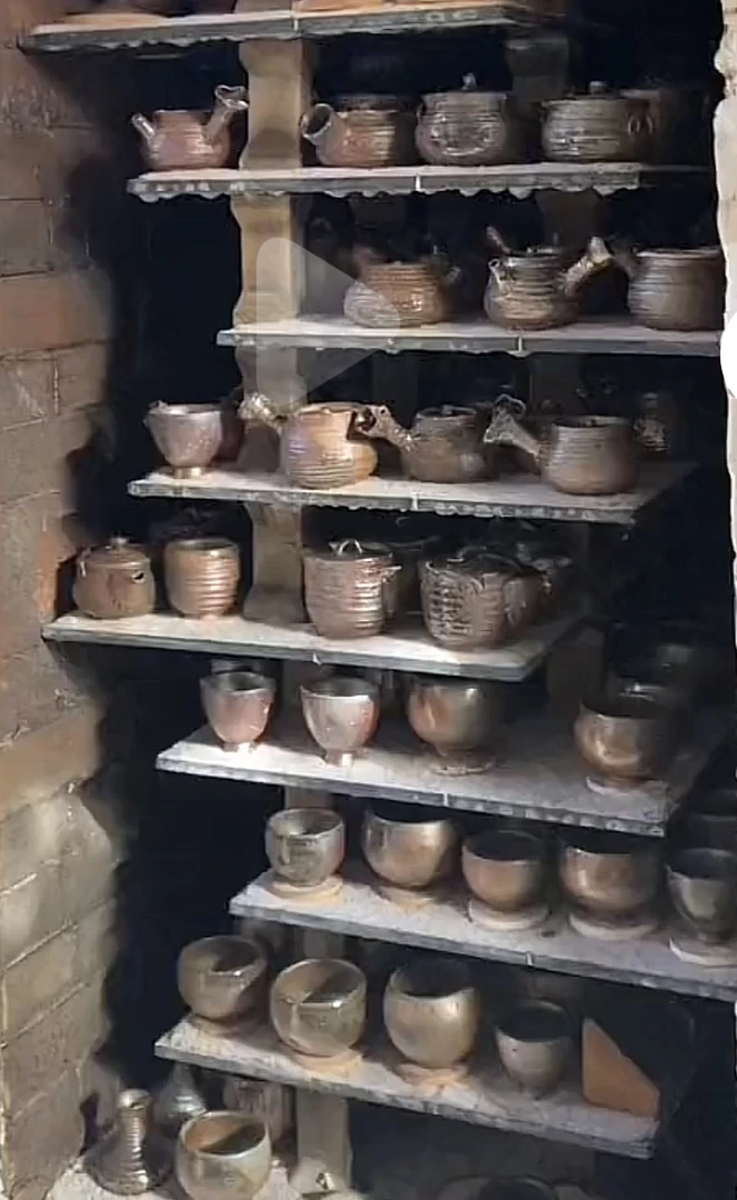 柴烧主人杯 自然落灰手工复古 微瑕