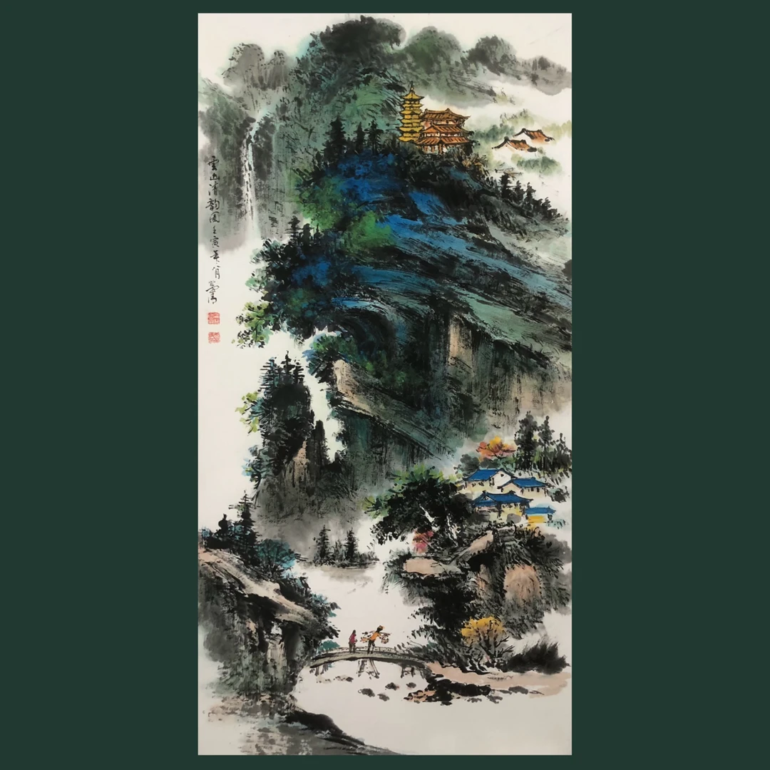 【乡宝宝书画】唐菊清 四尺整张 140✖️70cm  写生作品 手绘原作
