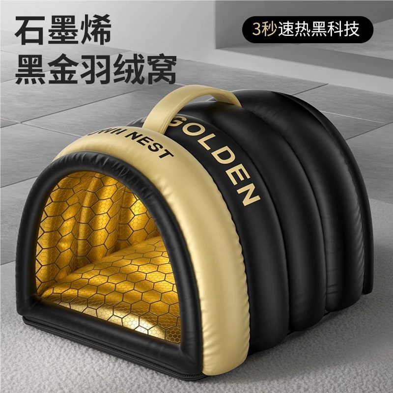 狗窝秋冬季保暖封闭式安全感加厚中大型犬室内防水防寒狗屋狗房子