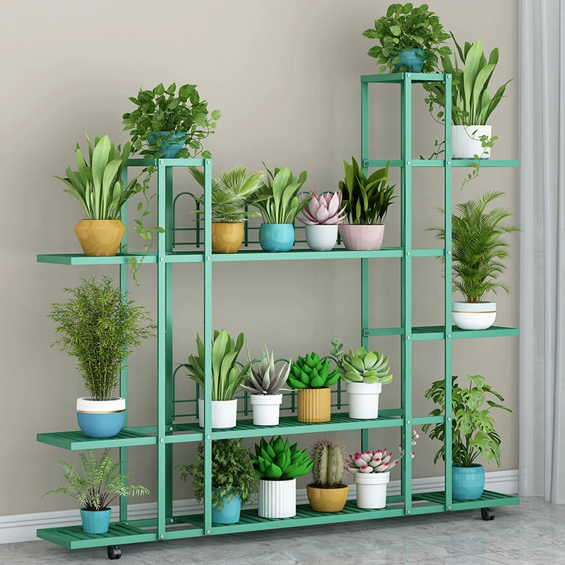 室内窗台花架子客厅落地式多肉专用花盆架阶梯式阳台置物架植物架