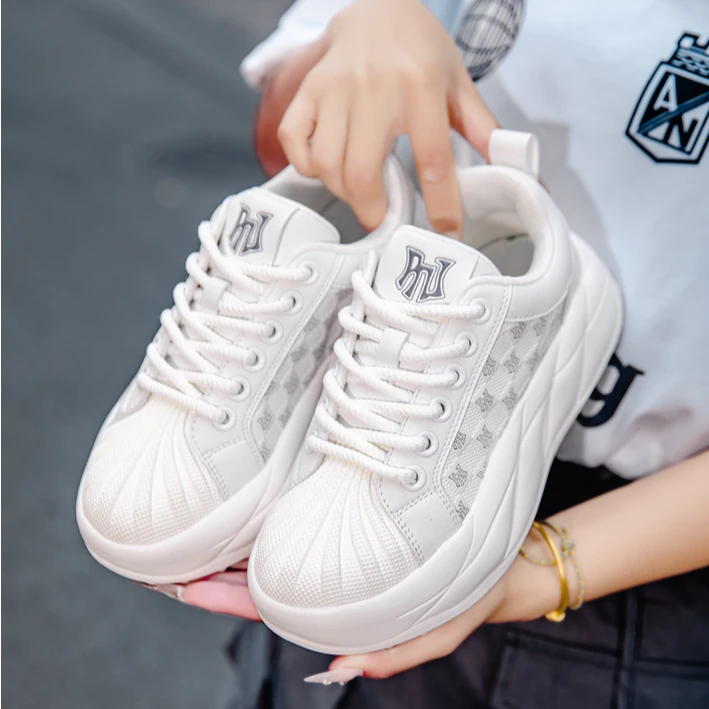 PNJpnj秋冬运动鞋潮流百搭情侣时尚青春厚底增高休闲板鞋耐磨舒适