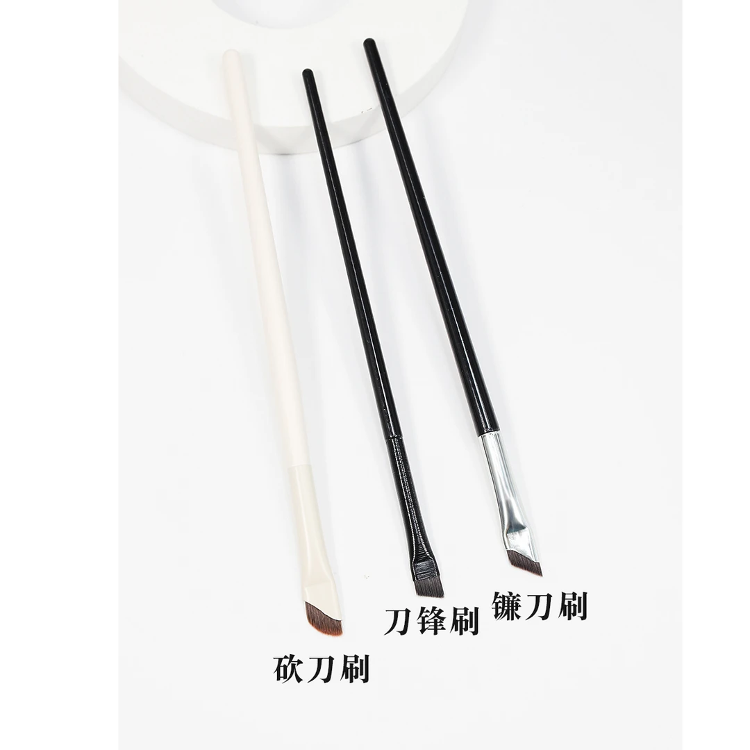 网红化妆刷镰刀刷刀锋刷砍刀刷眉刷眼线刷卧蚕刷新手初学者专业