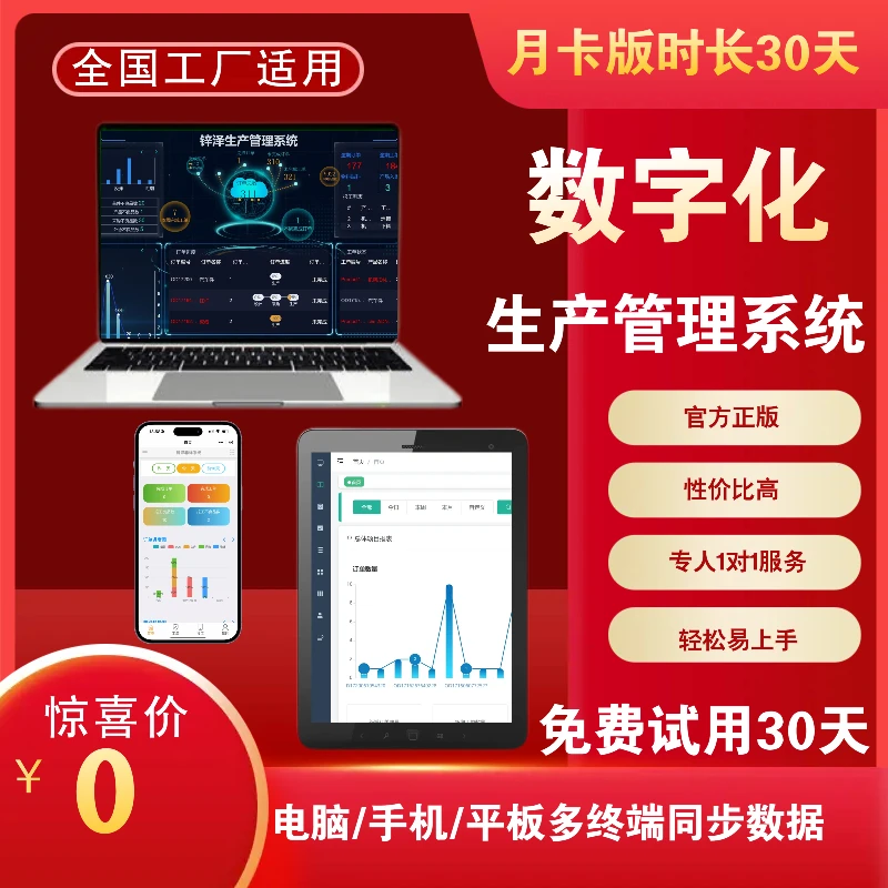 锌泽非标生产管理系统，MES生产管理系统，订单生产库存管理0元试用