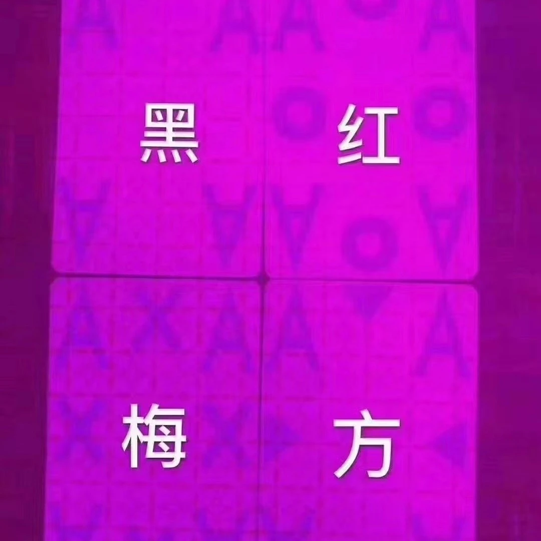 魔术扑克牌背面白光字体魔术道具教学看背面识别字样原厂质量快速