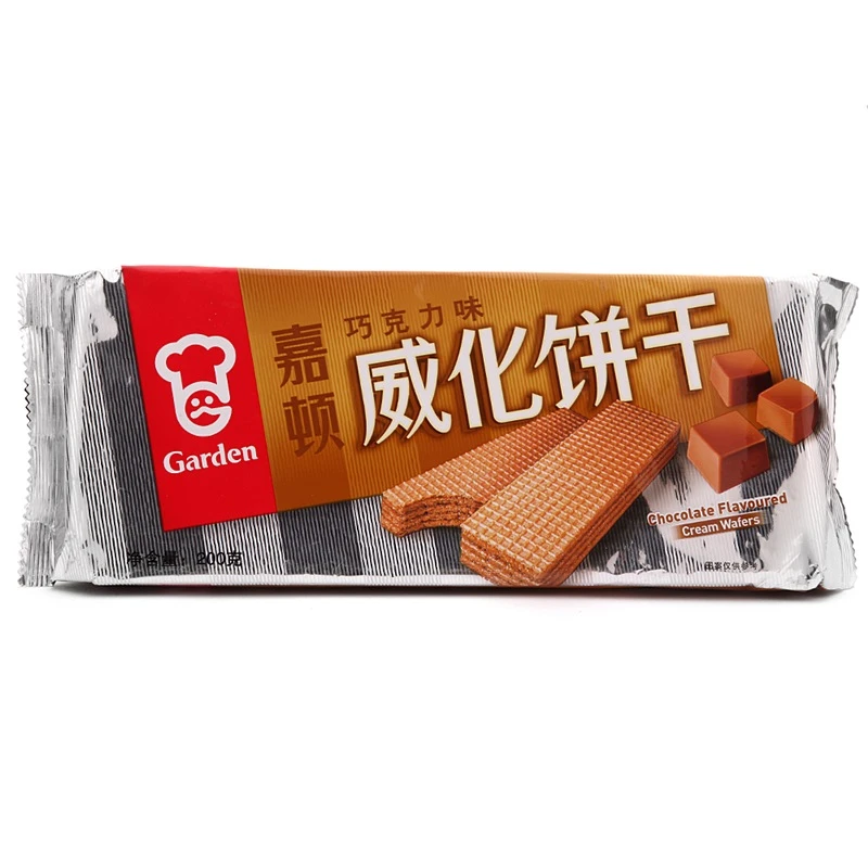 嘉顿巧克力威化饼200g/包