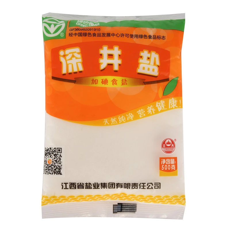 井冈精制深井盐（加碘）500g/包