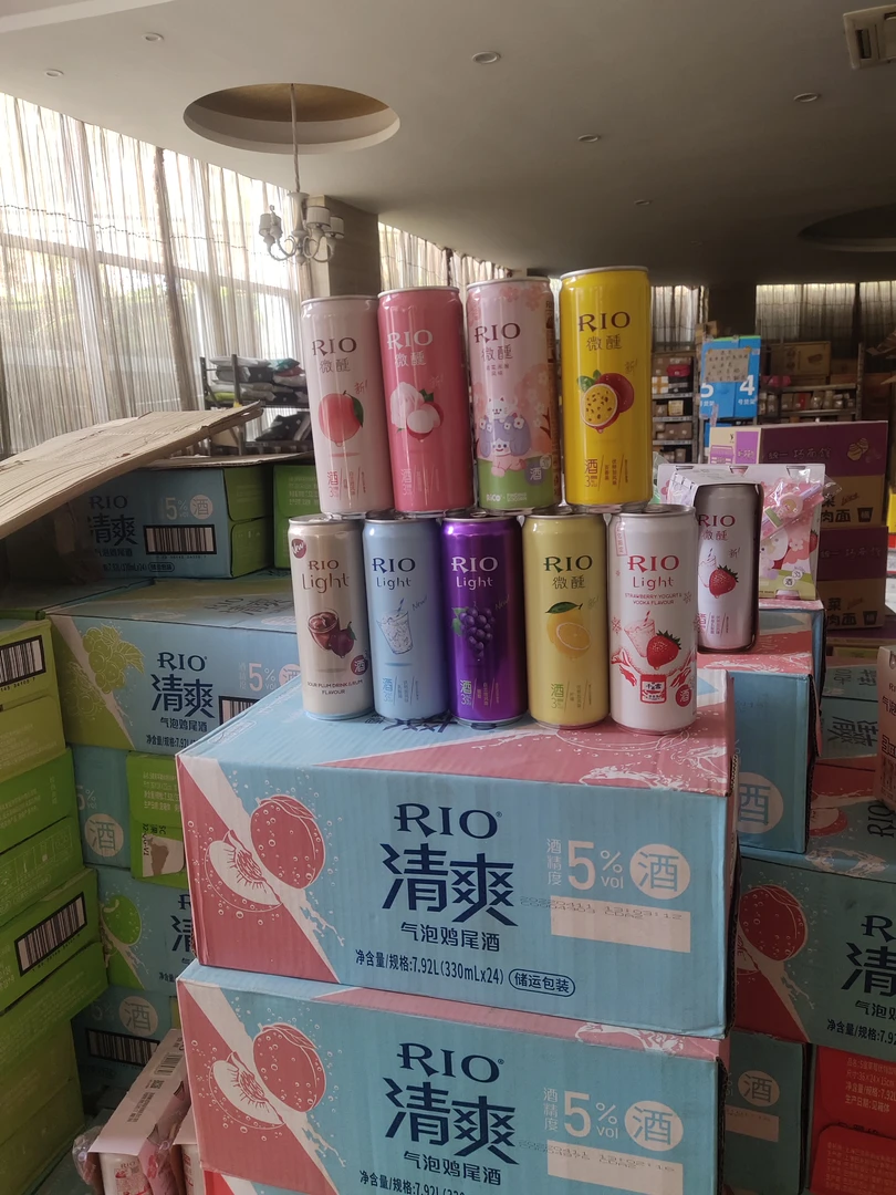 临期食品23年9月之后到期 rio微醺6罐9口味随机发货