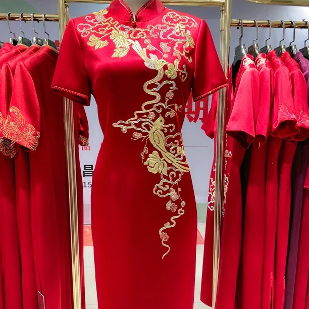 喜婆婆喜妈妈礼服婚礼妈妈装敬酒服