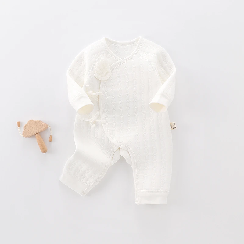 （新生儿）洁白翅膀 宝宝纯棉柔软保暖蝴蝶衣可爱秋冬季新生婴