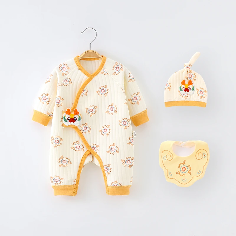 （新生儿）龙宝宝 婴儿衣服保暖龙年宝宝连体衣满月和尚服